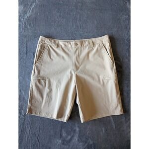 Willit‎ Mens Performance Cargo Golf Shorts Khaki Tan Stretch 35W 9 Inseam